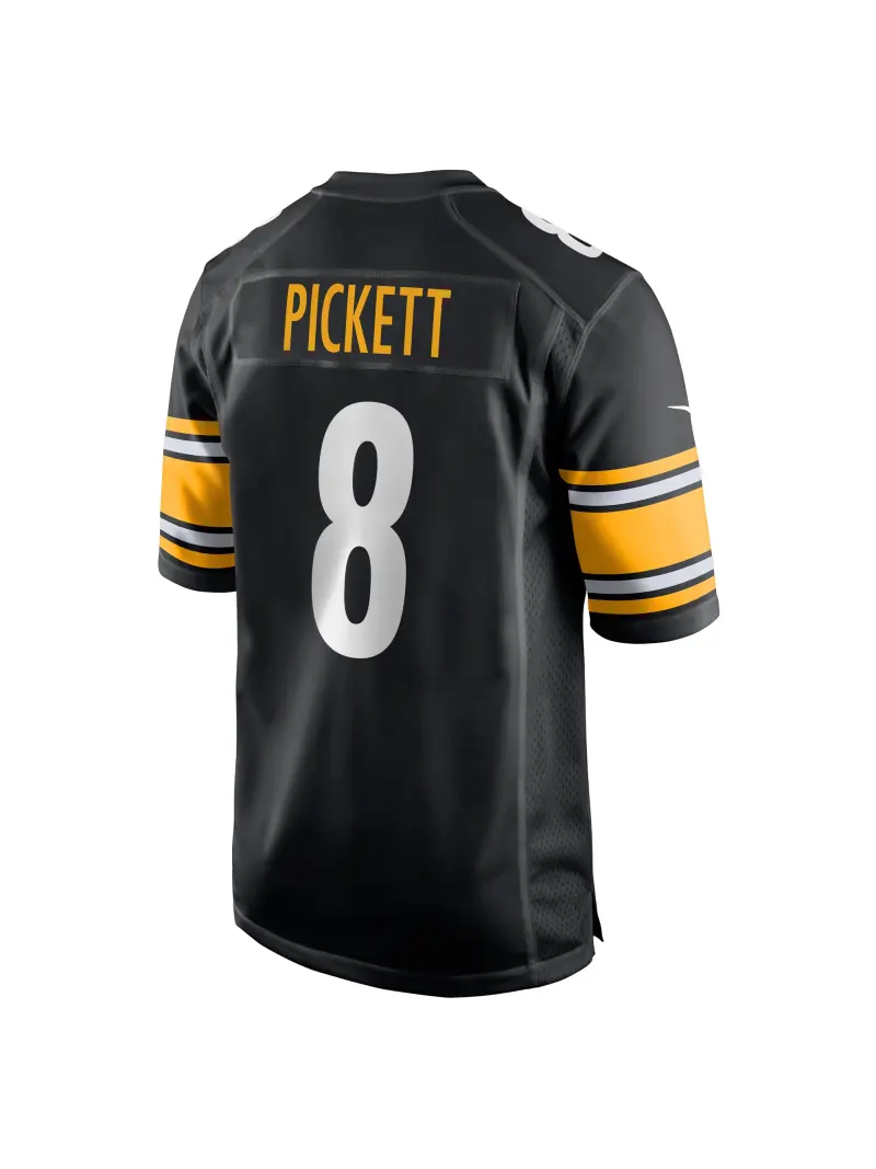 Men's Pittsburgh Steelers Kenny Pickett Nike Black Players Game Jersey
