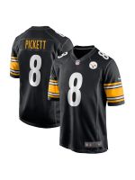 Men's Pittsburgh Steelers Kenny Pickett Nike Black Players Game Jersey