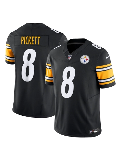 Men's Pittsburgh Steelers Kenny Pickett Nike Black Vapor FUSE Limited Jersey 01