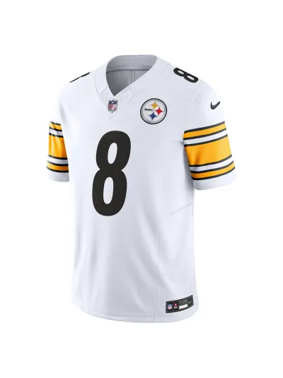 Men's Pittsburgh Steelers Kenny Pickett Nike White Vapor FUSE Limited Jersey 02