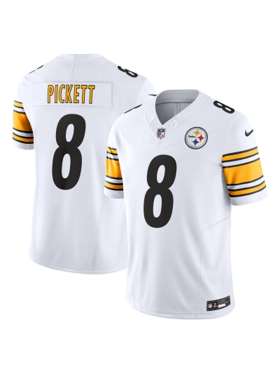 Men's Pittsburgh Steelers Kenny Pickett Nike White Vapor FUSE Limited Jersey 01