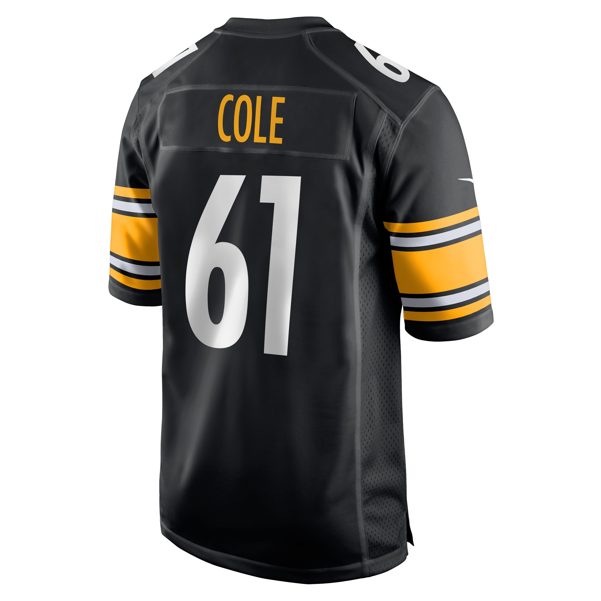 Men's Pittsburgh Steelers Mason Cole Nike Black Players Jersey