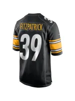 Men's Pittsburgh Steelers Minkah Fitzpatrick Nike Black Game Jersey