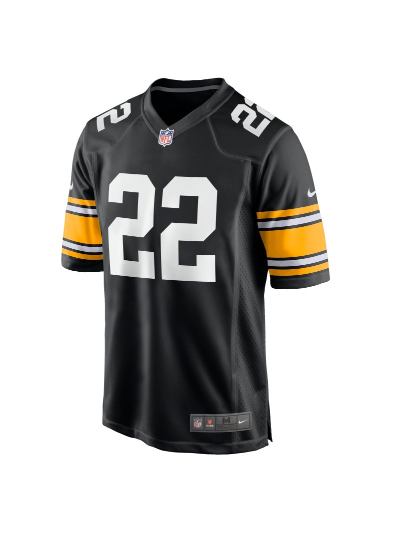 Men's Pittsburgh Steelers Najee Harris Nike Black Game Jersey