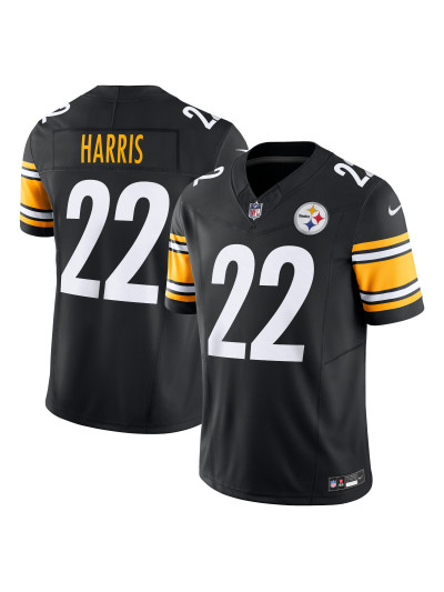 Men's Pittsburgh Steelers Najee Harris Nike Black Vapor Limited Edition Jersey 01