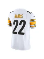 Men's Pittsburgh Steelers Najee Harris Nike White Vapor FUSE Limited Jersey