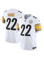 Men's Pittsburgh Steelers Najee Harris Nike White Vapor FUSE Limited Jersey