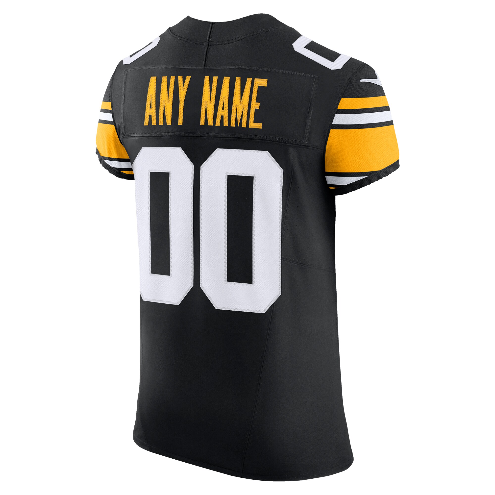Men's Pittsburgh Steelers Nike Black Vapor FUSE Elite Custom Jersey