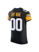 Men's Pittsburgh Steelers Nike Black Vapor FUSE Elite Custom Jersey
