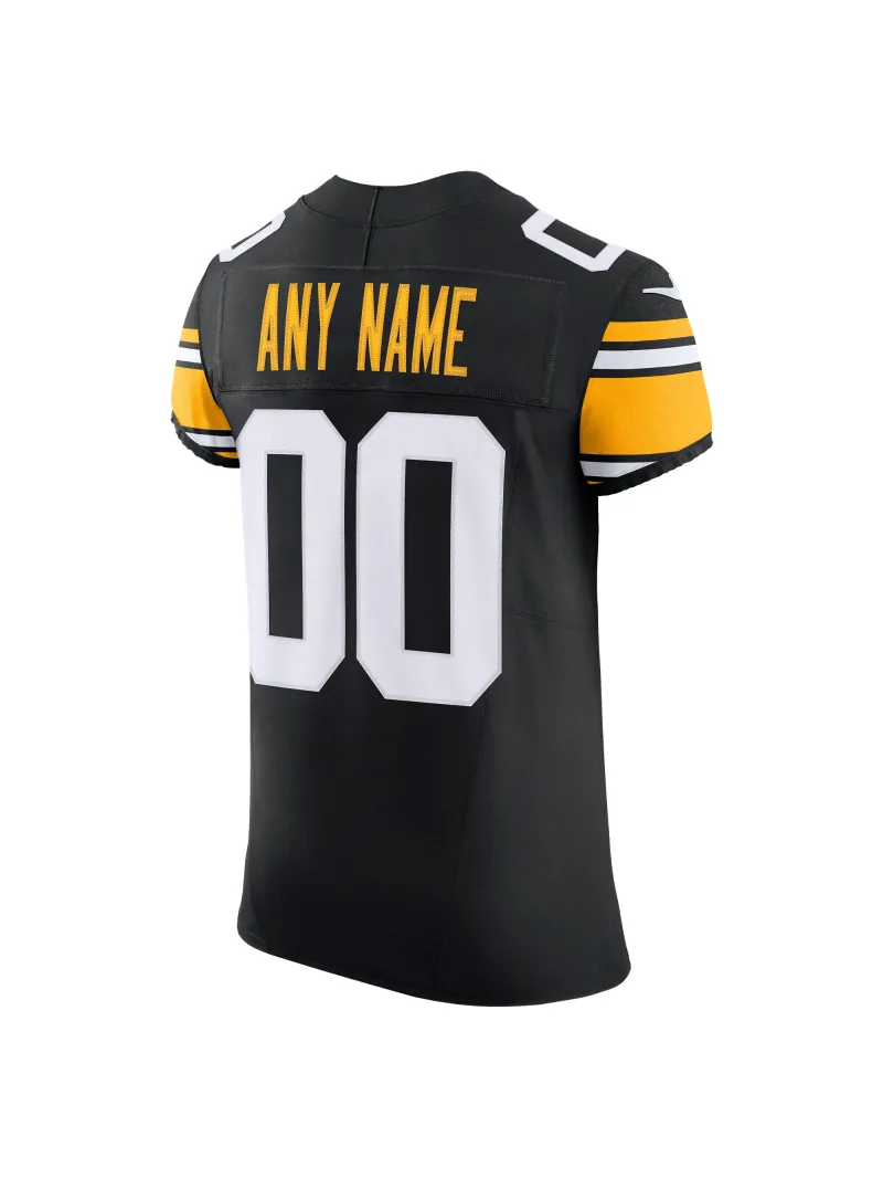 Men's Pittsburgh Steelers Nike Black Vapor FUSE Elite Custom Jersey