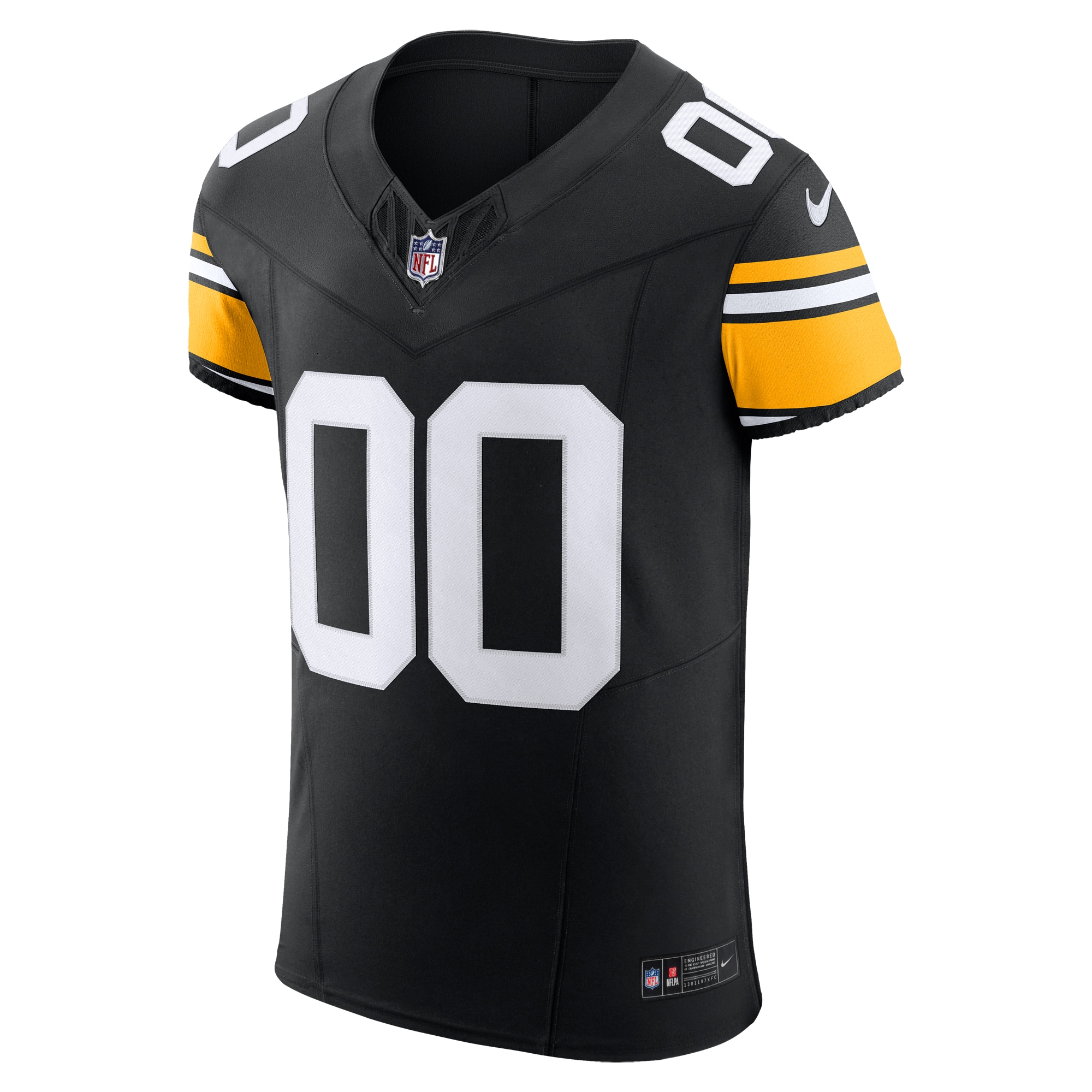 Men's Pittsburgh Steelers Nike Black Vapor FUSE Elite Custom Jersey
