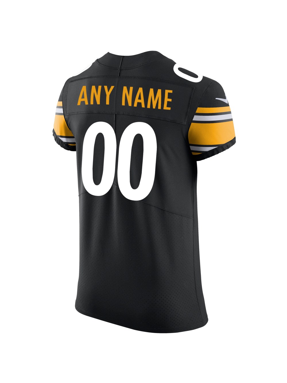 Men's Pittsburgh Steelers Nike Black Vapor Untouchable Custom Elite Jersey
