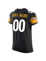 Men's Pittsburgh Steelers Nike Black Vapor Untouchable Custom Elite Jersey