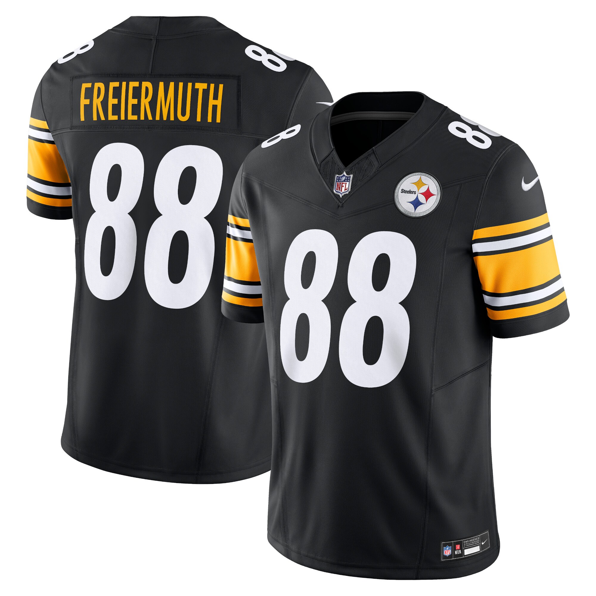 Men's Pittsburgh Steelers Pat Freiermuth Nike Black Vapor FUSE Limited Jersey