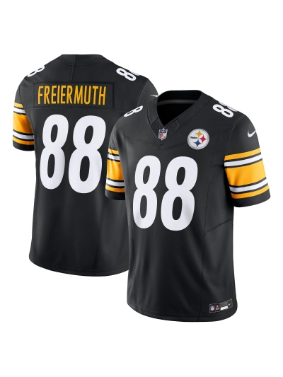 Men's Pittsburgh Steelers Pat Freiermuth Nike Black Vapor FUSE Limited Jersey 01