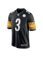Men's Pittsburgh Steelers Russell Wilson Nike Black Game Jersey
