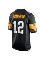 Men's Pittsburgh Steelers Terry Bradshaw Nike Black Retired Players Game Jersey