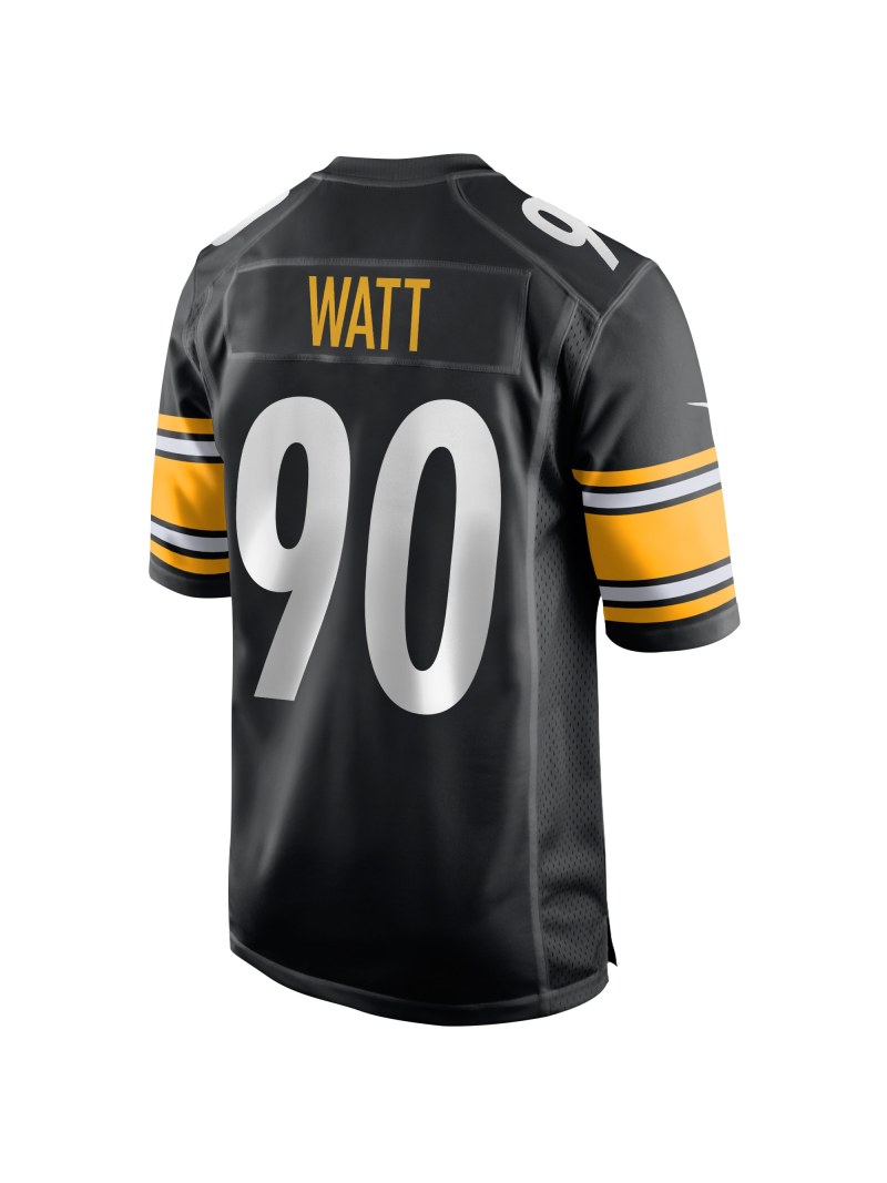 Men's Pittsburgh Steelers TJ Watt Nike Black Game Jersey