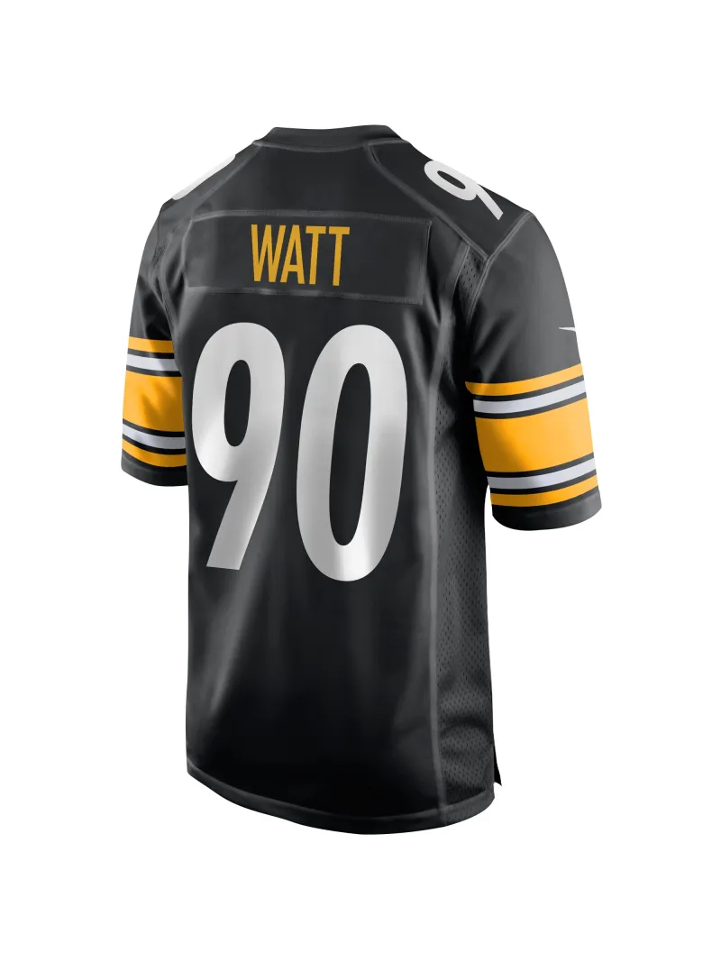 Men's Pittsburgh Steelers TJ Watt Nike Black Game Jersey