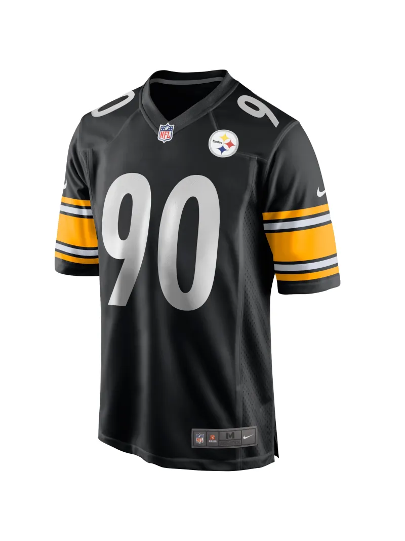 Men's Pittsburgh Steelers TJ Watt Nike Black Game Jersey