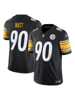 Men's Pittsburgh Steelers TJ Watt Nike Black Vapor FUSE Limited Jersey