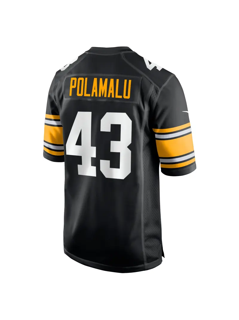Men's Pittsburgh Steelers Jerome Bettis Nike Black Retired Players Game Jersey