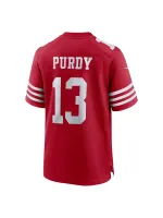 Men's San Francisco 49ers Brock Purdy Nike Scarlet Super Bowl LVIII Game Jersey