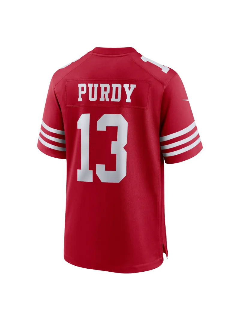 Men's San Francisco 49ers Brock Purdy Nike Scarlet Super Bowl LVIII Game Jersey