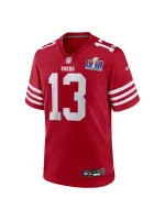 Men's San Francisco 49ers Brock Purdy Nike Scarlet Super Bowl LVIII Game Jersey