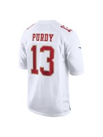 Men's San Francisco 49ers Brock Purdy Nike Tundra White Stylish Game Jersey