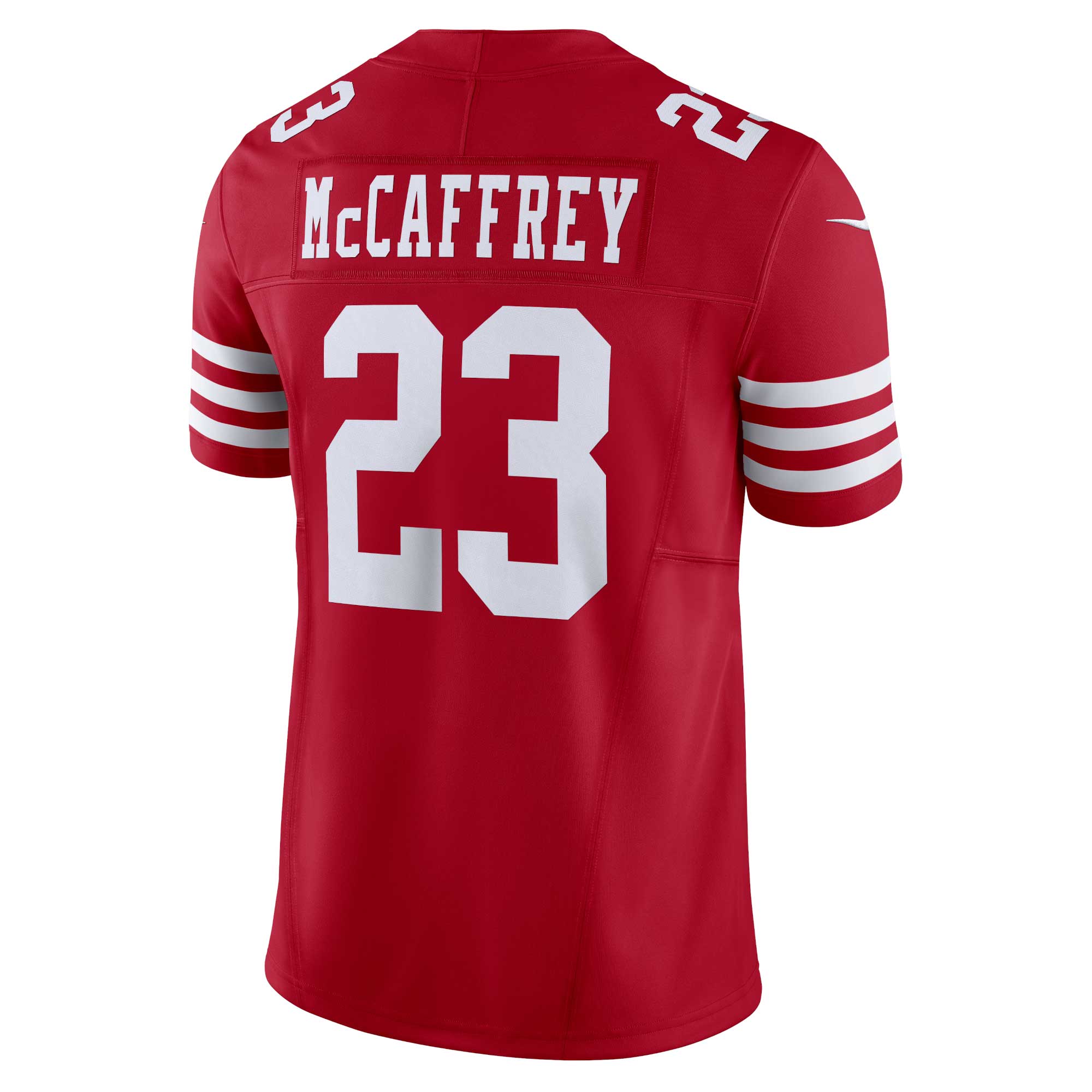 Men's San Francisco 49ers Christian McCaffrey Nike Scarlet Red Super Bowl LVIII Game Jersey