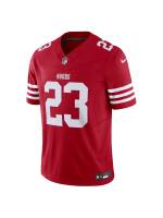 Men's San Francisco 49ers Christian McCaffrey Nike Scarlet Red Super Bowl LVIII Game Jersey