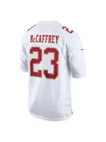 Men's San Francisco 49ers Christian McCaffrey Nike Tundra White Stylish Game Jersey