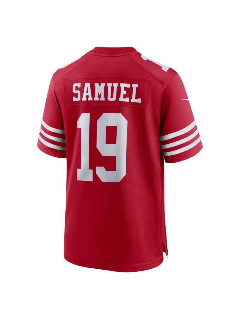 Men's San Francisco 49ers Deebo Samuel Nike Scarlet Players Game Jersey