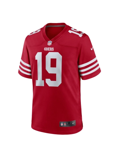Men's San Francisco 49ers Deebo Samuel Nike Scarlet Players Game Jersey 02