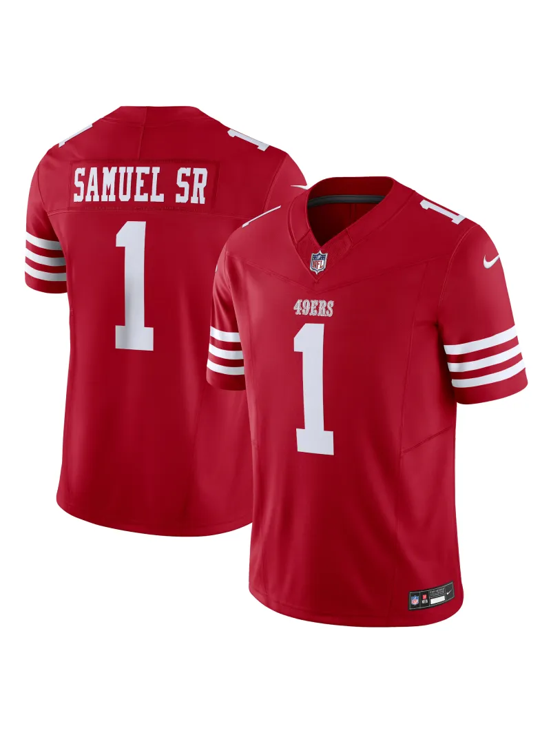 Men's San Francisco 49ers Deebo Samuel Sr Nike Scarlet Vapor FUSE Limited Jersey