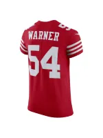 Men's San Francisco 49ers Fred Warner Nike Scarlet Vapor Elite Jersey