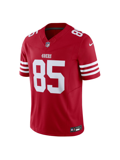 Men's San Francisco 49ers George Kittle Nike Scarlet Vapor FUSE Limited Jersey 02