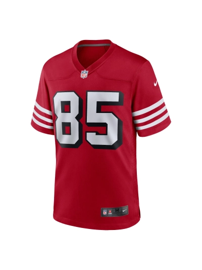 Men's San Francisco 49ers George Kittle Nike Scarlet Alternate Jersey 02