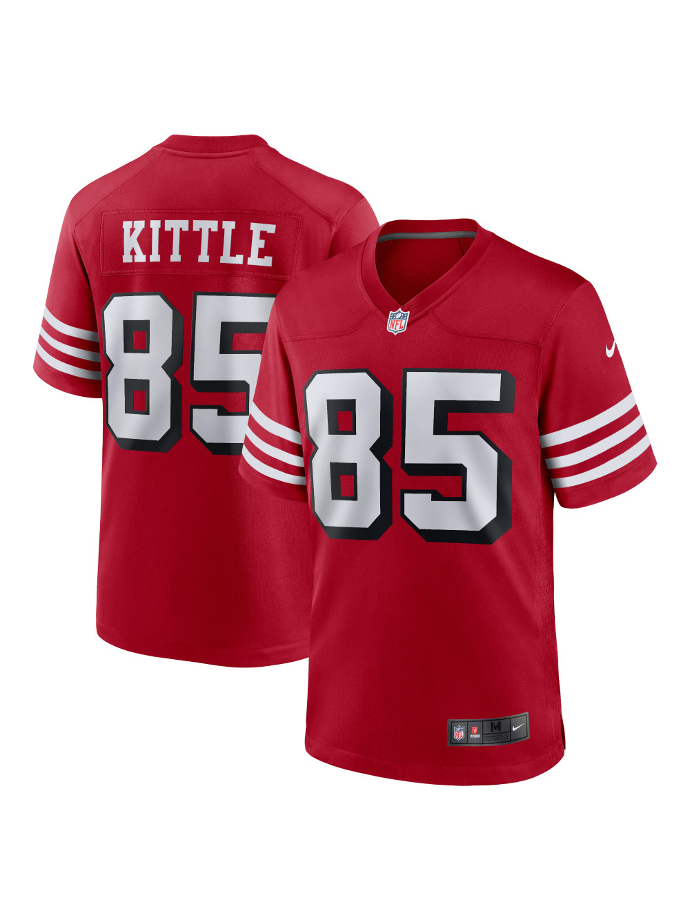 Men's San Francisco 49ers George Kittle Nike Scarlet Alternate Jersey
