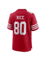 Men's San Francisco 49ers Jerry Rice Nike Scarlet Red Retired Team Player Game Jersey