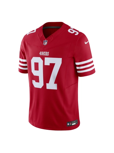 Men's San Francisco 49ers Nick Bosa Nike Scarlet Vapor FUSE Limited Jersey 02