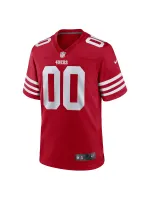 Men's San Francisco 49ers Nike Scarlet Custom Jersey