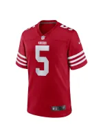 Men's San Francisco 49ers Trey Lance Nike Scarlet Game Jersey