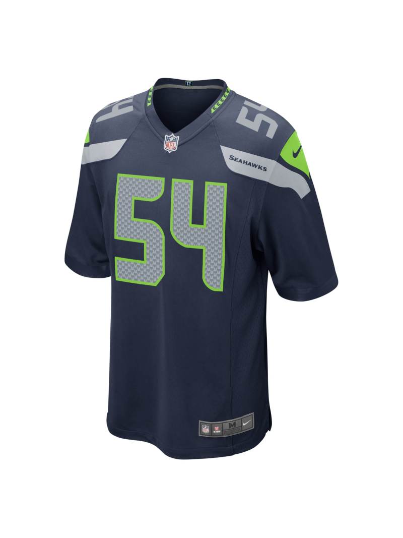 Men's Seattle Seahawks Bobby Wagner Nike Academy Navy Game Team Jersey
