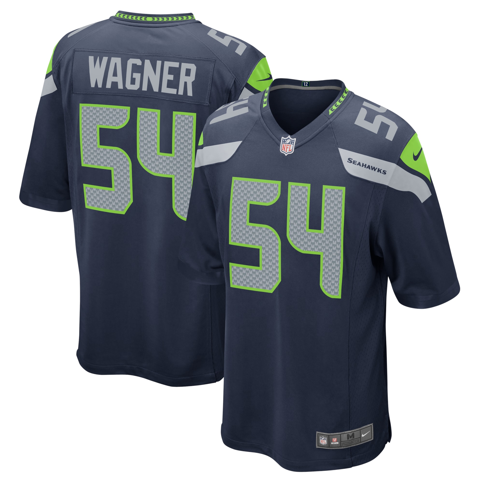 Men's Seattle Seahawks Bobby Wagner Nike Academy Navy Game Team Jersey