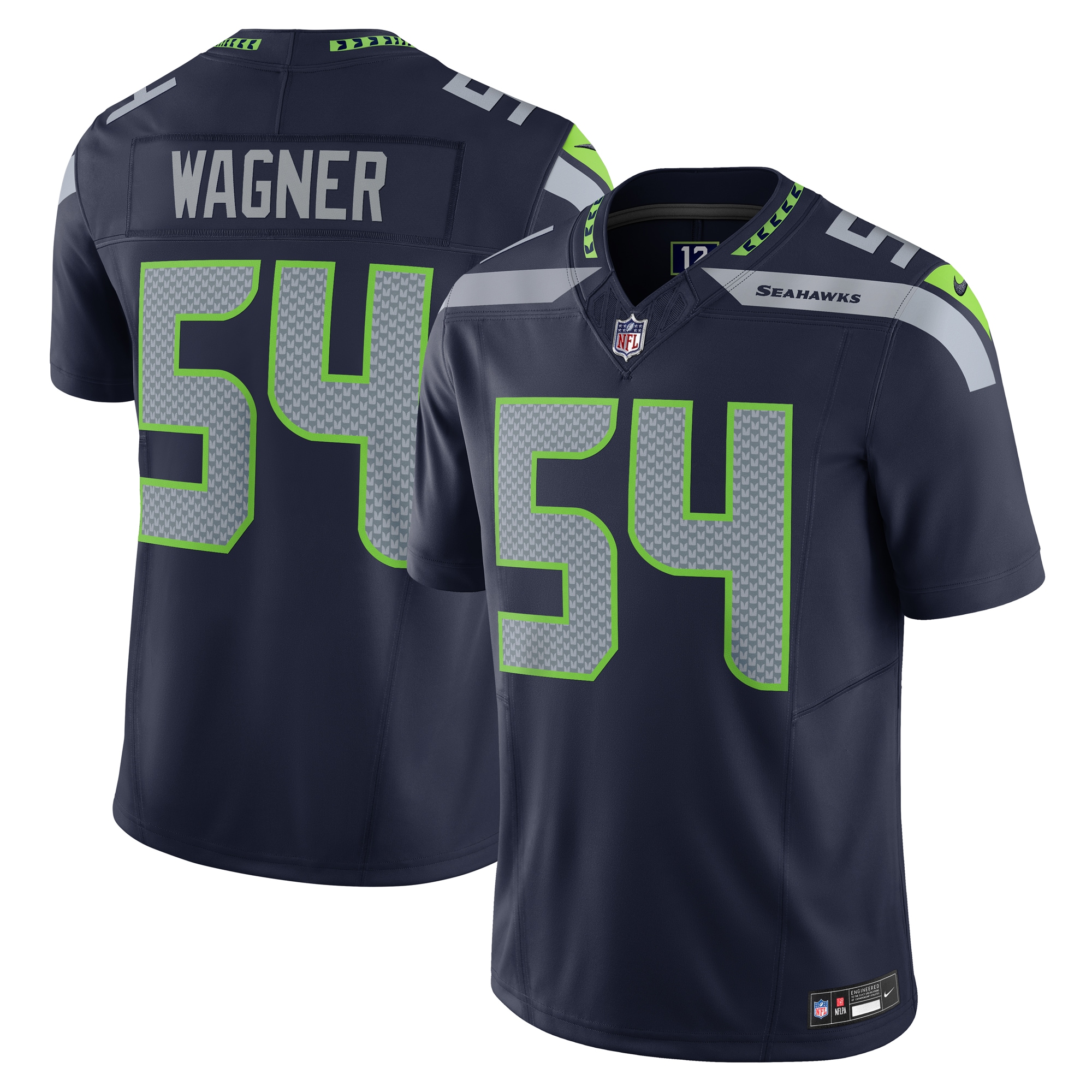 Men's Seattle Seahawks Bobby Wagner Nike Navy Vapor FUSE Limited Jersey