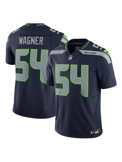 Men's Seattle Seahawks Bobby Wagner Nike Navy Vapor FUSE Limited Jersey 01