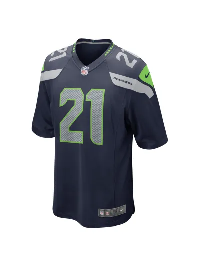 Men's Seattle Seahawks Devon Witherspoon Nike College Navy 2023 NFL Draft First Round Game Jersey 02
