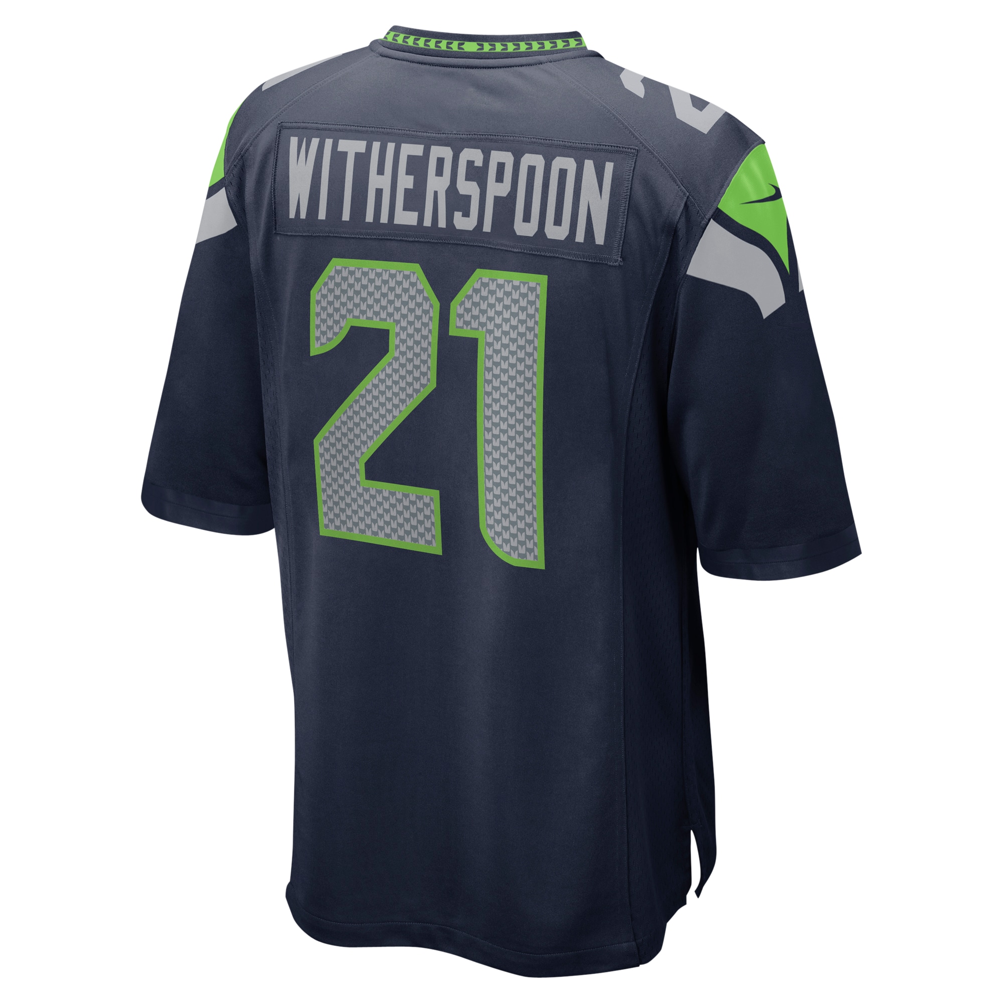 Men's Seattle Seahawks Devon Witherspoon Nike College Navy 2023 NFL Draft First Round Game Jersey